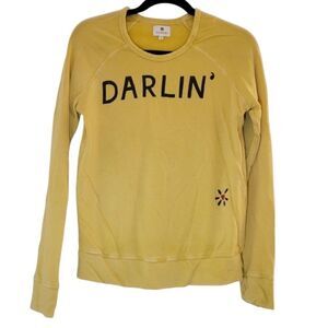 Sundry ~ DARLIN' Long Sleeved ~ 
Mustard Yellow  ~ Terry Cloth ~ size 0/XS
